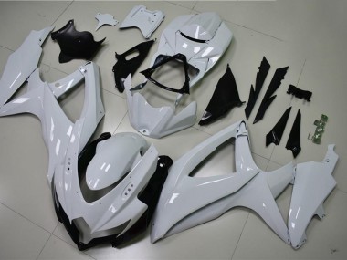 Suzuki GSXR 600 / 750 K8 08-10 Verkleidungen - Glänzend Weiß