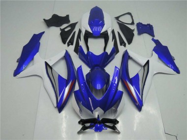 Suzuki GSXR 600 / 750 K8 08-10 Verkleidungen Komplett Sets - Blau Weiß