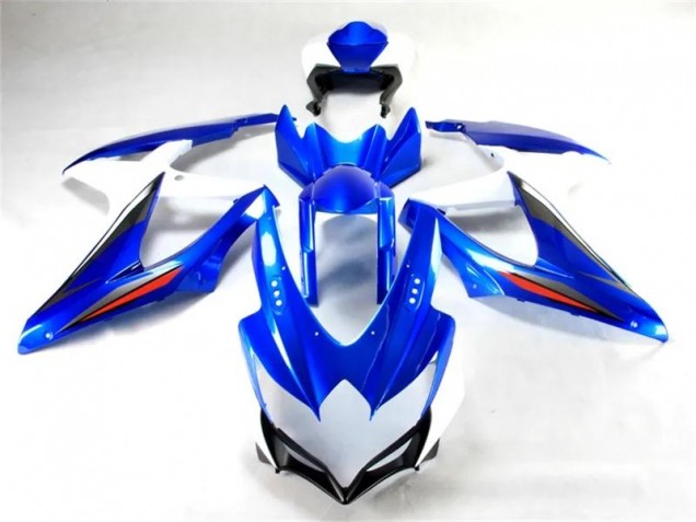 Suzuki GSXR 600 / 750 K8 08-10 Verkleidungen & Plastik - Blau Weiß Suzuki GSXR 600 / 750 K8 08-10 Verkleidungen & Plastik - Blau Weiß