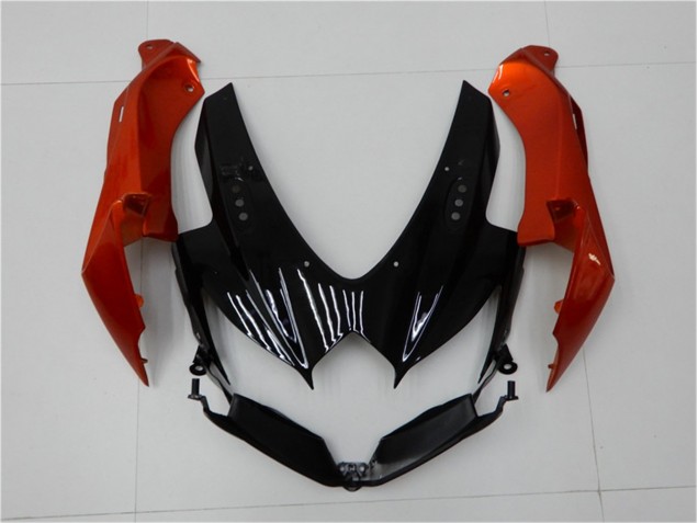 Suzuki GSXR 600 / 750 K8 08-10 Verkleidungen - Schwarz Orange Grau Suzuki GSXR 600 / 750 K8 08-10 Verkleidungen - Schwarz Orange Grau