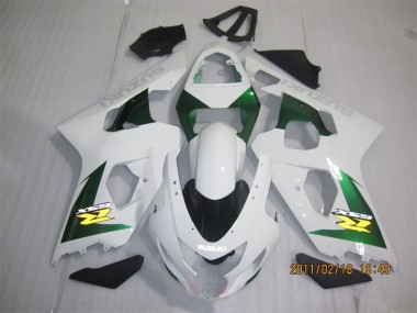 Suzuki GSXR 600 K4 04-05 Verkleidungen - Weiß Grün
