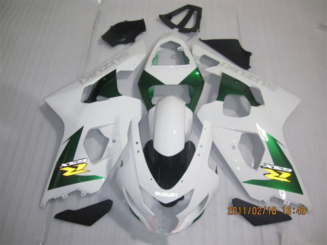Suzuki GSXR 600 K4 04-05 Verkleidungen - Weiß Grün