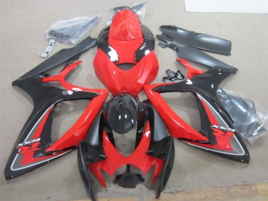 Suzuki GSXR 600 K6 06-07 Verkleidung - Schwarz Rot