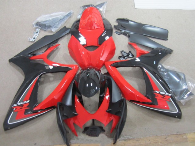 Suzuki GSXR 600 K6 06-07 Verkleidung - Schwarz Rot Suzuki GSXR 600 K6 06-07 Verkleidung - Schwarz Rot