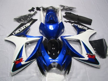 Suzuki GSXR 600 K6 06-07 Verkleidungen - Blau Weiß