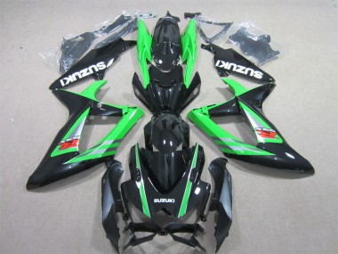 Suzuki GSXR 600 K6 06-07 Verkleidungen - Schwarz Grün