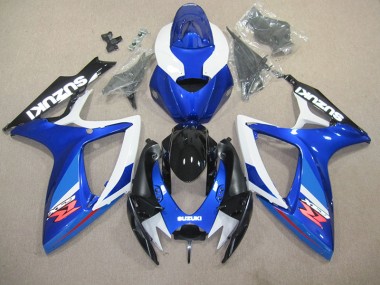 Suzuki GSXR 600 K6 06-07 Vollverkleidung - Blau Weiß