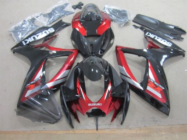 Suzuki GSXR 600 K6 06-07 Vollverkleidung - Schwarz Rot