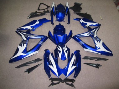 Suzuki GSXR 600 K8 08-10 Verkleidungen - Blau Weiß