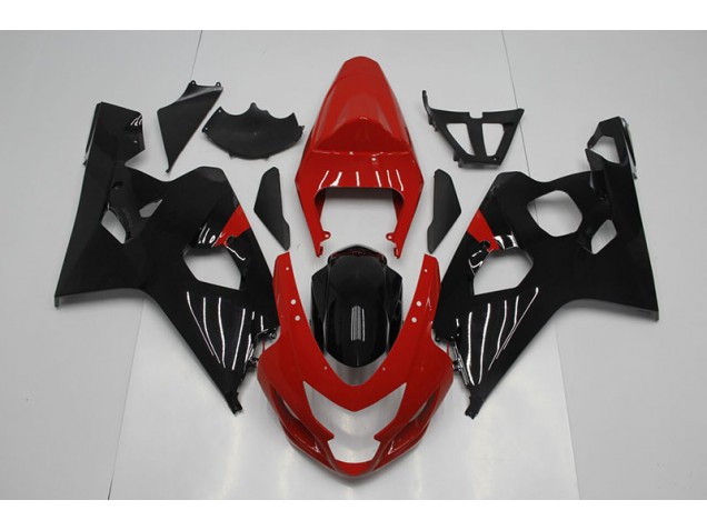 Suzuki GSXR 750 K4 04-05 Verkleidung - Rot Schwarz Suzuki GSXR 750 K4 04-05 Verkleidung - Rot Schwarz