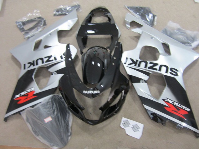 Suzuki GSXR 750 K4 04-05 Verkleidungen - Schwarz Weiß