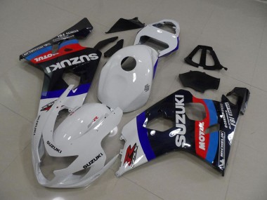 Suzuki GSXR 750 K4 04-05 Verkleidungen - White Blau Motul