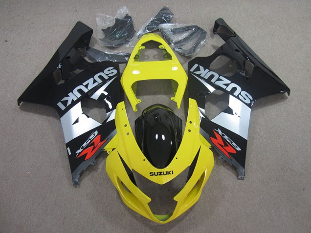 Suzuki GSXR 750 K4 04-05 Verkleidungen - Yellow Schwarz Silber