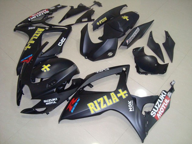 Suzuki GSXR 750 K6 06-07 Verkleidungen - Schwarz Gelb Rizla