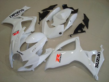 Suzuki GSXR 750 K6 06-07 Verkleidungen - Weiß