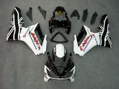 Triumph Daytona 675 Triple 06-08 Verkleidungen - Schwarz Weiß
