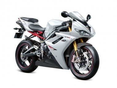Triumph Daytona 675 Triple 06-08 Verkleidungen - Weiß Schwarz