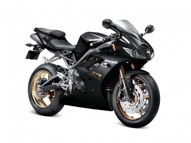 Triumph Daytona 675 Triple 09-12 Verkleidungen - Schwarz