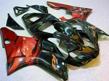 Yamaha R1 00-01 Motorrad Verkleidungen - Rot