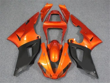 Yamaha R1 00-01 Verkleidungen - Orange Schwarz