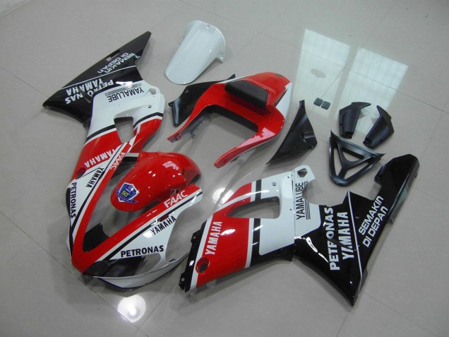 Yamaha R1 00-01 Verkleidungen - Rot Glänzend Schwarz Yamaha R1 00-01 Verkleidungen - Rot Glänzend Schwarz