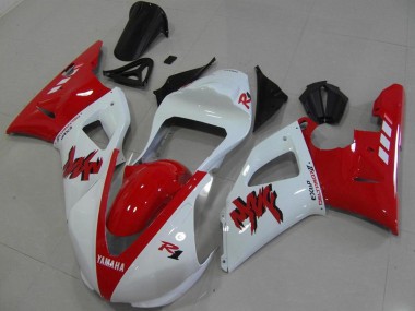 Yamaha R1 00-01 Verkleidungen - Rot Weiß Rennen
