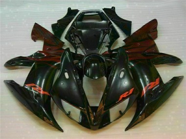 Yamaha R1 02-03 Motorrad Verkleidung - Schwarz