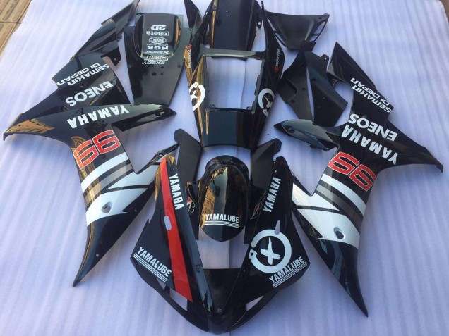 Yamaha R1 02-03 Verkleidung - Schwarz Weiß Yamaha R1 02-03 Verkleidung - Schwarz Weiß