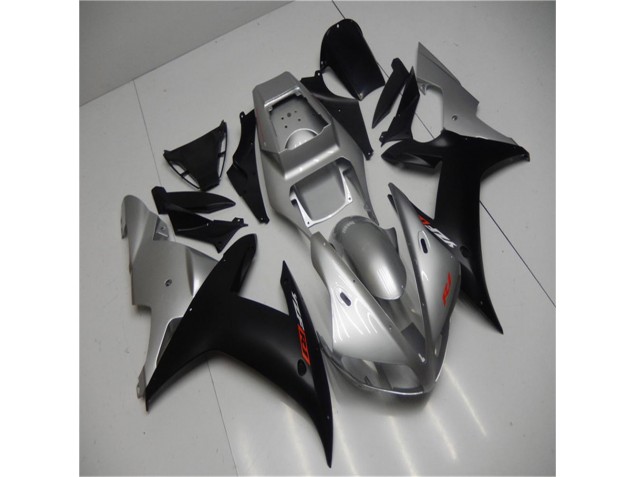 Yamaha R1 02-03 Verkleidung - Silber Schwarz Yamaha R1 02-03 Verkleidung - Silber Schwarz