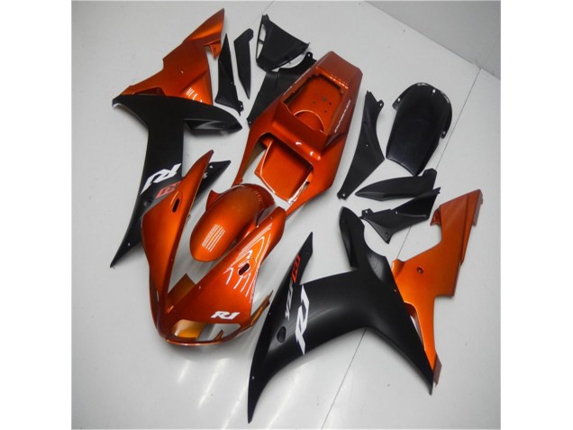 Yamaha R1 02-03 Verkleidungen - Orange Schwarz Yamaha R1 02-03 Verkleidungen - Orange Schwarz