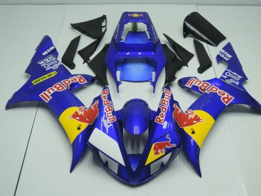 Yamaha R1 02-03 Verkleidungen - Rot Bull