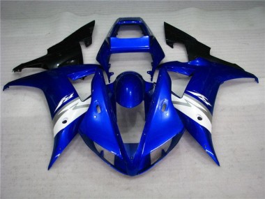 Yamaha R1 02-03 Vollverkleidung - Blau Weiß