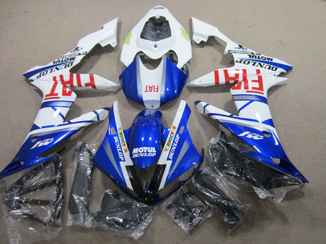 Yamaha R1 04-06 Verkleidungen - Blau Weiß Motul Fiat Yamaha R1 04-06 Verkleidungen - Blau Weiß Motul Fiat