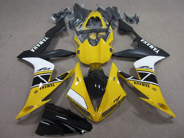 Yamaha R1 04-06 Verkleidungen - Gelb Weiß Schwarz Yamaha R1 04-06 Verkleidungen - Gelb Weiß Schwarz