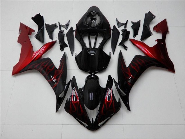 Yamaha R1 04-06 Verkleidungen - Rot Schwarz Yamaha R1 04-06 Verkleidungen - Rot Schwarz