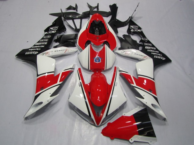 Yamaha R1 04-06 Verkleidungen - Rot Weiß Schwarz Yamaha R1 04-06 Verkleidungen - Rot Weiß Schwarz