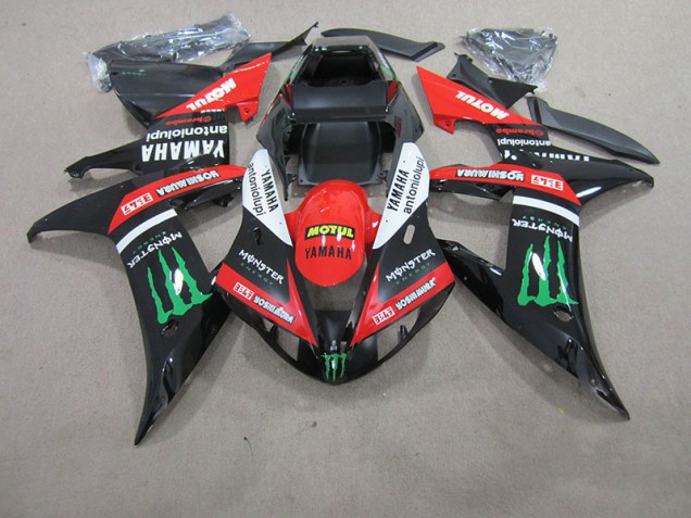 Yamaha R1 04-06 Verkleidungen - Rot Weiß Schwarz Motul Yamaha R1 04-06 Verkleidungen - Rot Weiß Schwarz Motul