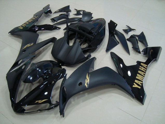 Yamaha R1 04-06 Verkleidungen - Schwarz Mattgold Yamaha R1 04-06 Verkleidungen - Schwarz Mattgold