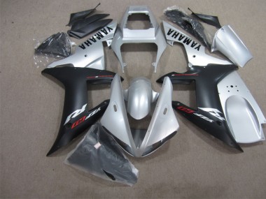 Yamaha R1 04-06 Verkleidungen - Silber Schwarz
