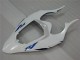 Yamaha R1 04-06 Verkleidungen - Weiß Blau Flamme