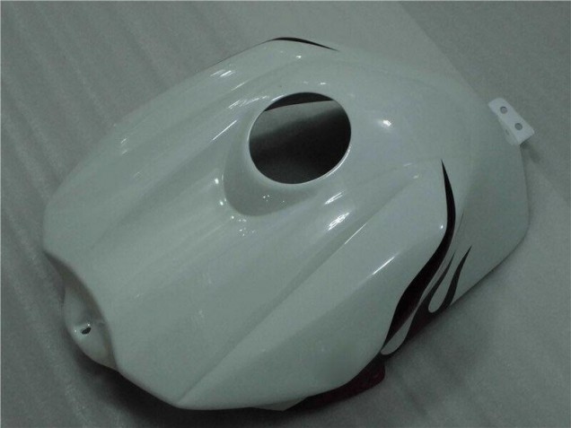 Yamaha R1 04-06 Verkleidungen - Weiß Rot Flamme