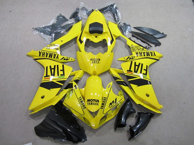 Yamaha R1 07-08 Verkleidungen - Gelb Schwarz Motul Fiat Yamaha R1 07-08 Verkleidungen - Gelb Schwarz Motul Fiat