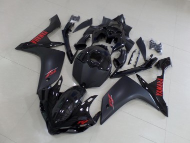 Yamaha R1 07-08 Verkleidungen - Matt Schwarz Rot