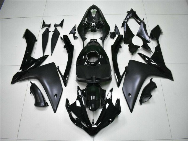 Yamaha R1 07-08 Verkleidungen - Matt schwarz Glänzend