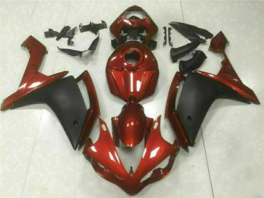 Yamaha R1 07-08 Verkleidungen - Rot Schwarz