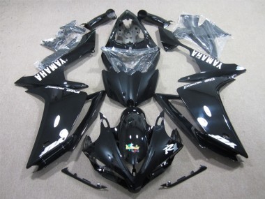 Yamaha R1 07-08 Verkleidungen - Schwarz Weiß Aufkleber