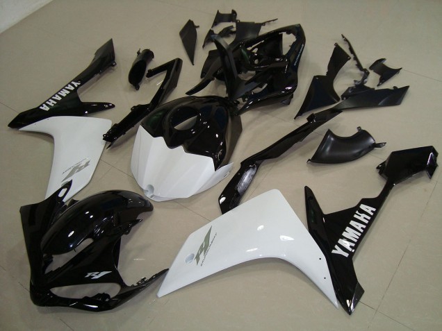 Yamaha R1 07-08 Verkleidungen - Schwarz Weiß Gold