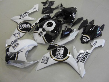 Yamaha R1 07-08 Verkleidungen - Schwarzer Lucky Strike