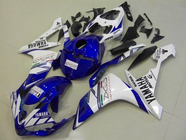 Yamaha R1 07-08 Verkleidungen - Weiß Blau Tri Colour
