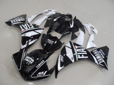 Yamaha R1 09-11 Verkleidung - Schwarz Weißer Fiat